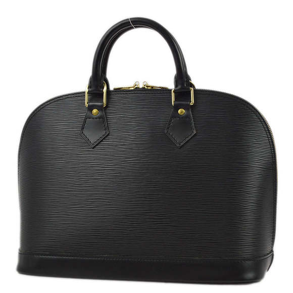 LOUIS VUITTON 1997 Black Epi Alma Handbag M52142 173143 - Picture 2 of 10
